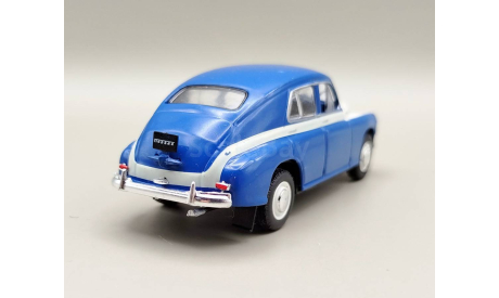 Горький-М20В (синий/белый) DeAgostini М.0341, масштабная модель, ГАЗ, scale43
