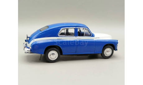Горький-М20В (синий/белый) DeAgostini М.0341, масштабная модель, ГАЗ, scale43