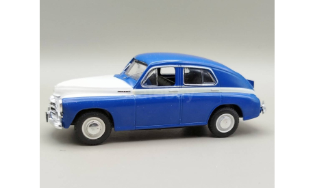 Горький-М20В (синий/белый) DeAgostini М.0341, масштабная модель, ГАЗ, scale43