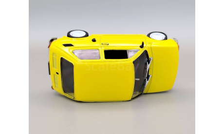 Fiat 126P (жёлтый) Фиат DeAgostini  М.0345, масштабная модель, scale43