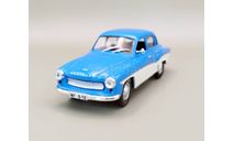 Wartburg 311/312 limousine (синий/белый) Вартбург DeAgostini  М.0349, масштабная модель, scale43