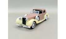 Delage D8 120 Coupe De Ville 1939 (светло бежевый/кофейный) Деладж Solido  М.0382, масштабная модель, scale43