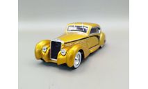 Delage D8 120 1937 (золотой) Деладж Amercom М.0388, масштабная модель, scale43