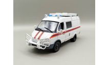 Горький-2705 АСМ МЧС служба спасения (белый) DeAgostini М.0414, масштабная модель, scale43, ГАЗ