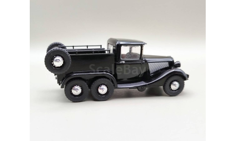 Горький-21 опытный пикап (чёрный) DeAgostini М.0424, масштабная модель, scale43, ГАЗ