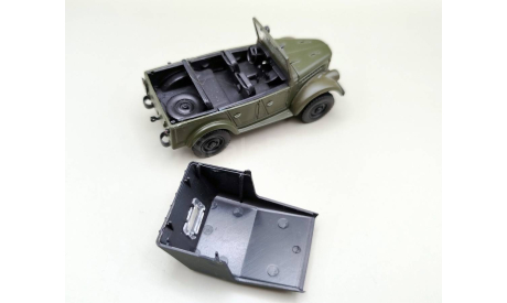 Горький-69А с тентом (т.зелёный) DeAgostini  М.0428, масштабная модель, scale43, ГАЗ