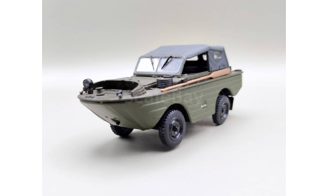 Горький-46 амфибия с тентом (т.зелёный) DeAgostini  М.0429, масштабная модель, scale43, ГАЗ