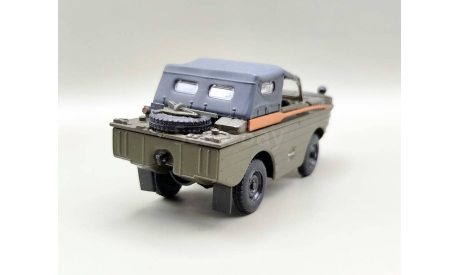 Горький-46 амфибия с тентом (т.зелёный) DeAgostini  М.0429, масштабная модель, scale43, ГАЗ