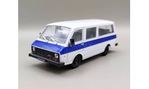 РАФ-22038 ’Латвия’ пассажирский микроавтобус САЛОН! (белый/синий) DeAgostini  М.0435, масштабная модель, scale43