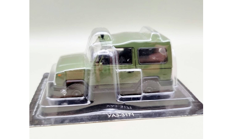 УАЗ-3171 опытный (т.зелёный) DeAgostini  М.0445, масштабная модель, scale43