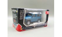 Land Rover Defender 3 двери (синий/белый) Ленд Ровер Cararama  М.0459, масштабная модель, Bauer/Cararama/Hongwell, scale43