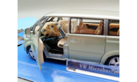 VW Microbus 2001 Concept (зелёный) Фольксваген Cararama  М.0485, масштабная модель, Bauer/Cararama/Hongwell, scale43, Volkswagen