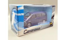VW MultiVan T5 2003 пассажирский микроавтобус (т.синий) Фольксваген Cararama  М.0486, масштабная модель, Bauer/Cararama/Hongwell, scale43, Volkswagen