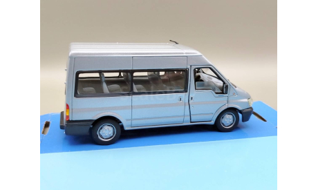 Ford Transit V Mini Bus 2000 (серебристый) Форд Cararama  М.0489, масштабная модель, Bauer/Cararama/Hongwell, scale43