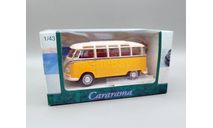 VW Bus Samba пассажирский (жёлтый/бежевый) Фольксваген Cararama М.0498, масштабная модель, Volkswagen, Bauer/Cararama/Hongwell, scale43