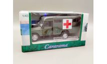 Land Rover Series III 109 медслужба (т.зелёный) Ленд Ровер Cararama М.0505, масштабная модель, Bauer/Cararama/Hongwell, scale43