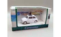 Fiat 500D (белый) Фиат Cararama М.0513, масштабная модель, Bauer/Cararama/Hongwell, scale43