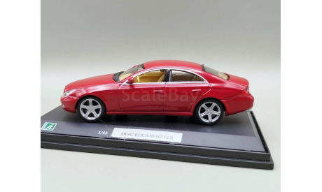 Mercedes-Benz CLS (красный) Мерседес DeAgostini  М.0522, масштабная модель, scale43
