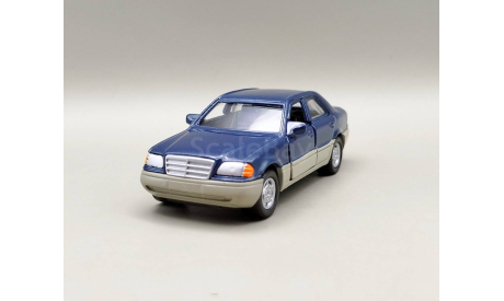 Mercedes-Benz W202 C-class (синий/серый) Мерседес Cararama М.0527, масштабная модель, Bauer/Cararama/Hongwell, scale43