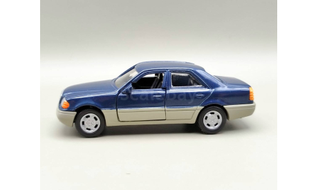 Mercedes-Benz W202 C-class (синий/серый) Мерседес Cararama М.0527, масштабная модель, Bauer/Cararama/Hongwell, scale43