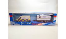 Ford Transit Police с прицепом (белый) Форд Cararama М.0537, масштабная модель, Bauer/Cararama/Hongwell, scale43