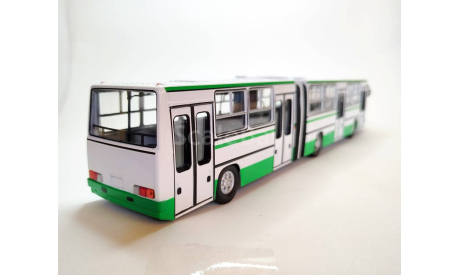 Автобус Ikarus 280.64 планетарные двери (белый/зелёный) Икарус СОВА М.0542, масштабная модель, Советский Автобус, scale43