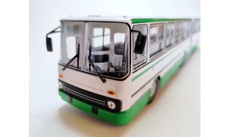 Автобус Ikarus 280.64 планетарные двери (белый/зелёный) Икарус СОВА М.0542, масштабная модель, Советский Автобус, scale43