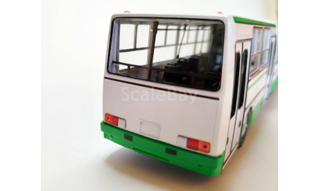 Автобус Ikarus 280.64 планетарные двери (белый/зелёный) Икарус СОВА М.0542, масштабная модель, Советский Автобус, scale43