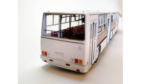Автобус Ikarus 280.33 (белый/т.красный) Икарус ClassicBus М.0543, масштабная модель, scale43