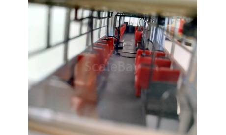 Автобус Ikarus 280.33 (белый/т.красный) Икарус ClassicBus М.0543, масштабная модель, scale43