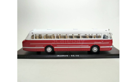 Автобус Ikarus 55.14 Lux (красный/белый) Икарус ClassicBus М.0550, масштабная модель, scale43