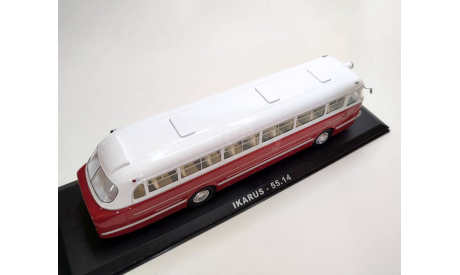 Автобус Ikarus 55.14 Lux (красный/белый) Икарус ClassicBus М.0550, масштабная модель, scale43