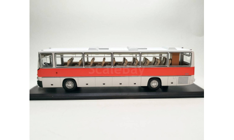 Автобус Ikarus 250.58  (белый/красный) Икарус ClassicBus М.0553, масштабная модель, scale43