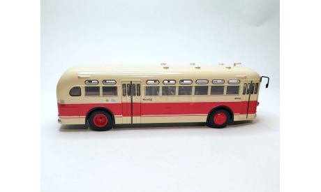 Автобус ЗИС-154 (бежевый/красный) Hachette М.0566, масштабная модель, scale43, Leyland
