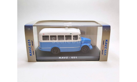 Автобус КАвЗ-651 первый выпуск (голубой/белый) ClassicBus М.0568, масштабная модель, scale43