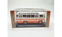 Автобус ПАЗ-672 первый выпуск (белый/оранжевый) ClassicBus М.0570, масштабная модель, scale43