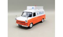 Ford Transit MK1 городская полиция Великобритании (оранжевый/белый) DeAgostini  М.0575, масштабная модель, scale43