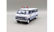 Ford Econoline полиция Колумбии (белый/голубой) DeAgostini  М.0582, масштабная модель, scale43
