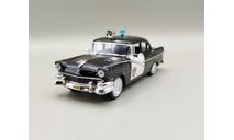 Ford Fairlane 1956 полиция Детройта, США (чёрный/белый) DeAgostini М.0586, масштабная модель, scale43