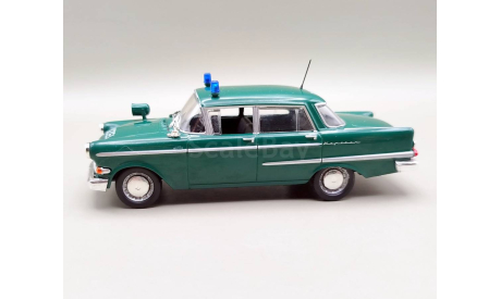 Opel Kapitän 1960 полиция Германии (зелёный) DeAgostini  М.0603, масштабная модель, scale43