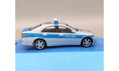 Mercedes-Benz C320 C-Class W203 Polizei полиция Германии (серебристый) Мерседес Cararama  М.0620, масштабная модель, Bauer/Cararama/Hongwell, scale43