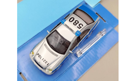 Mercedes-Benz C320 C-Class W203 Polizei полиция Германии (серебристый) Мерседес Cararama  М.0620, масштабная модель, Bauer/Cararama/Hongwell, scale43