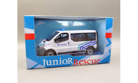 Renault Trafic полиция Бельгии (белый) Рено Cararama М.0635, масштабная модель, Bauer/Cararama/Hongwell, scale43