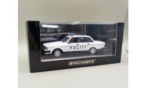 Volvo 240 GL 1986 Politi полиция Дании (белый) Minichamps М.0643, масштабная модель, scale43