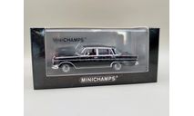 Mercedes-Benz 300 SE lang W112 (чёрный) Minichamps М.0647, масштабная модель, scale43