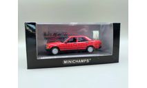 Mercedes-Benz 190E W201 1984 (красный) Minichamps М.0648, масштабная модель, scale43