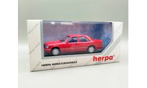 Mercedes-Benz E320 Limousine W124 (красный) Мерседес Herpa М.0651, масштабная модель, scale43