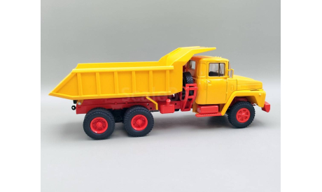 КрАЗ-251 самосвал (оранжевый/красный) Наш Автопром  М.0659, масштабная модель, scale43