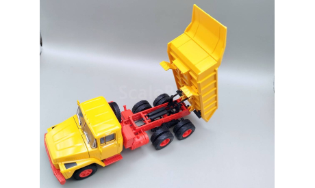 КрАЗ-251 самосвал (оранжевый/красный) Наш Автопром  М.0659, масштабная модель, scale43