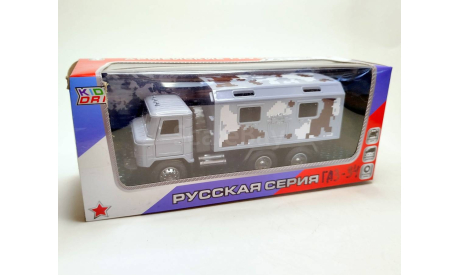 Горький-34 кунг (серый камуфляж) Игрушка KiddieDrive М.0688, масштабная модель, ГАЗ, Технопарк, scale43
